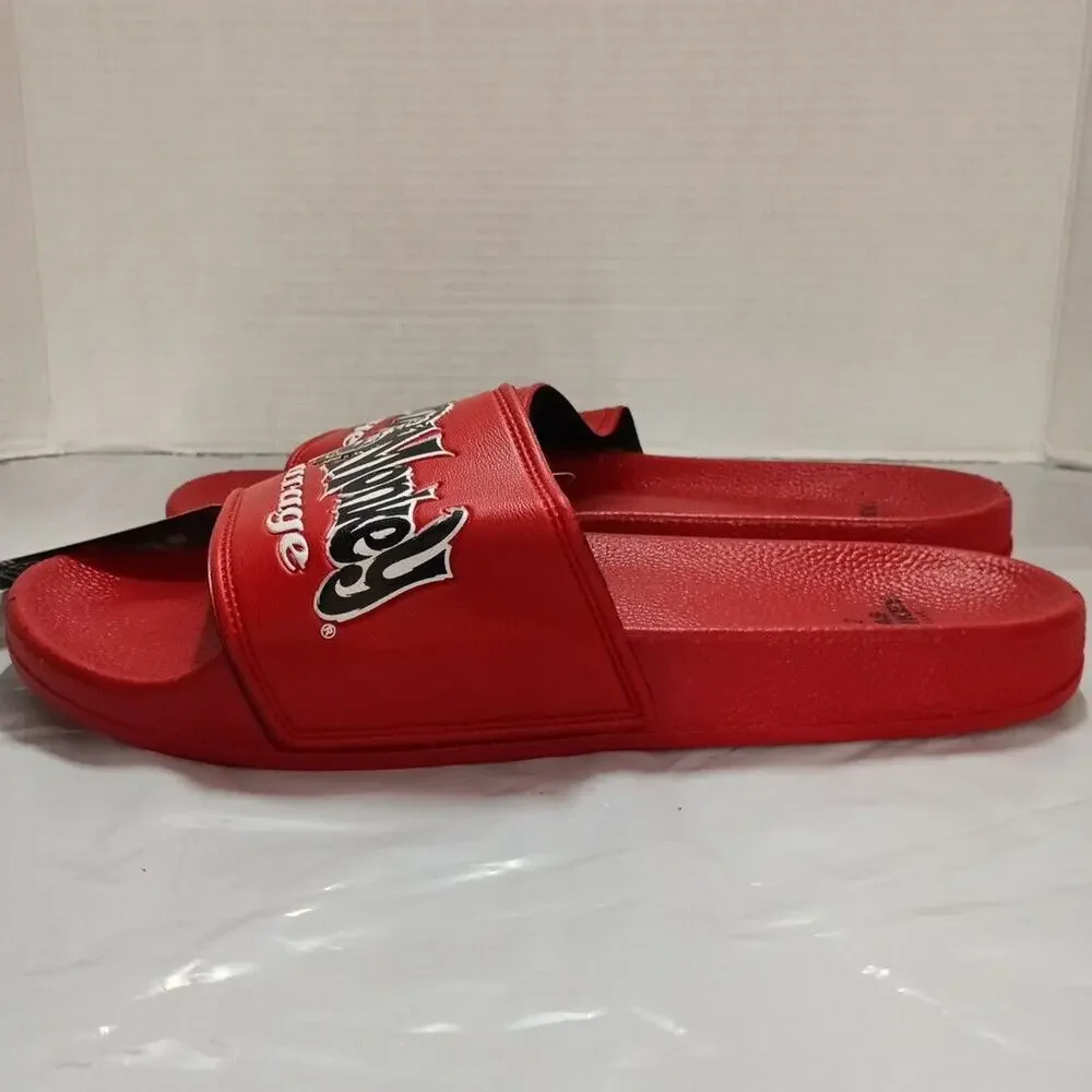 Gas‎ Monkey Garage Slides Sandals Men's Size 12 Red